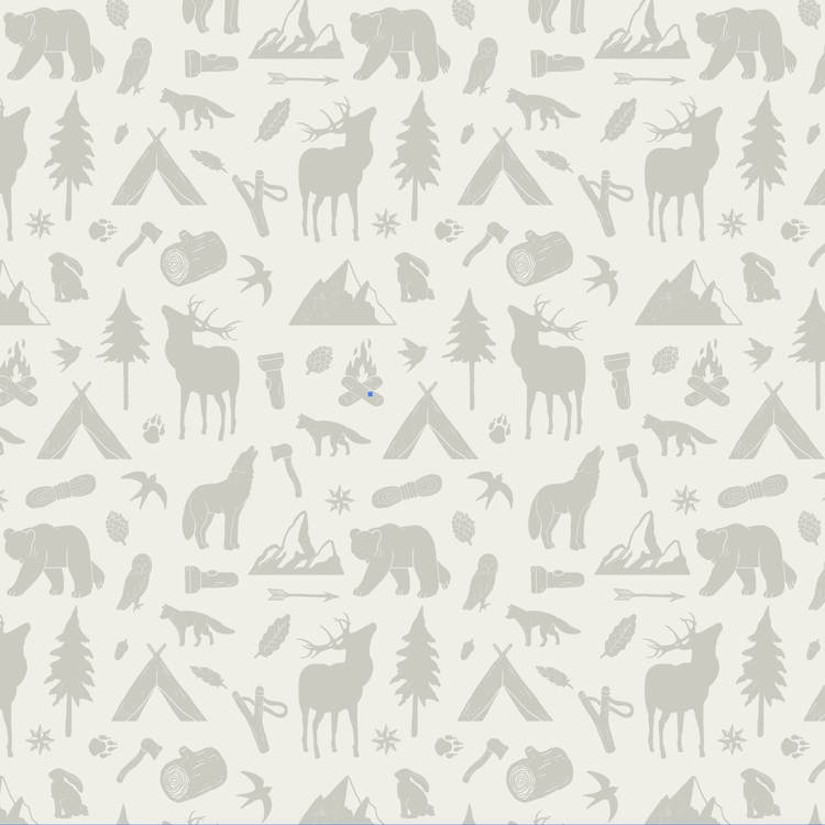 Little Amour Little Amour Behang wild forest blue