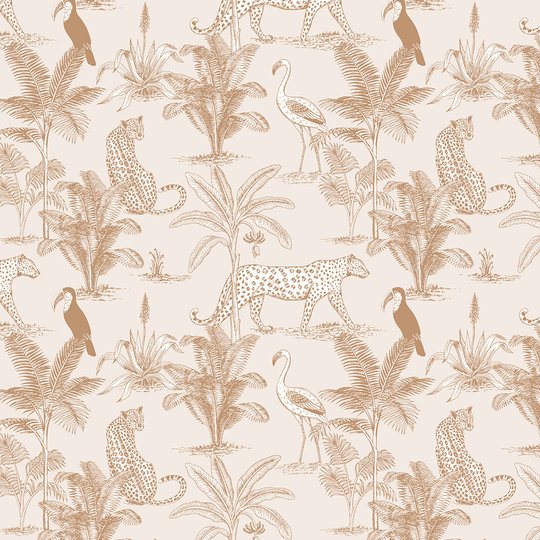 May and Fay May and Fay wallpaper Jungle beige