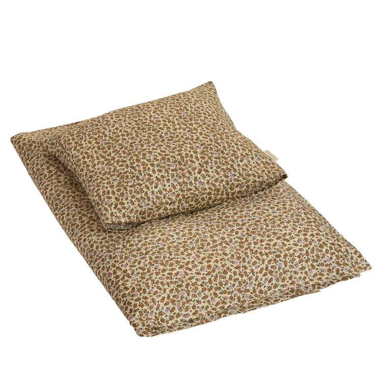 By KlipKlap By KlipKlap Dekbedovertrekset wild flower lila junior 100x140