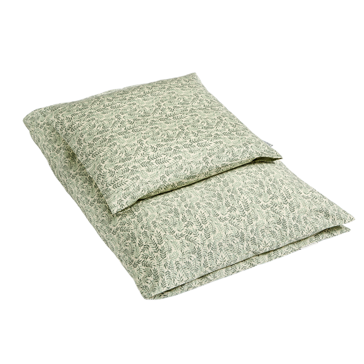 By KlipKlap By KlipKlap Duvet cover set wild laurel leaf junior 100x140