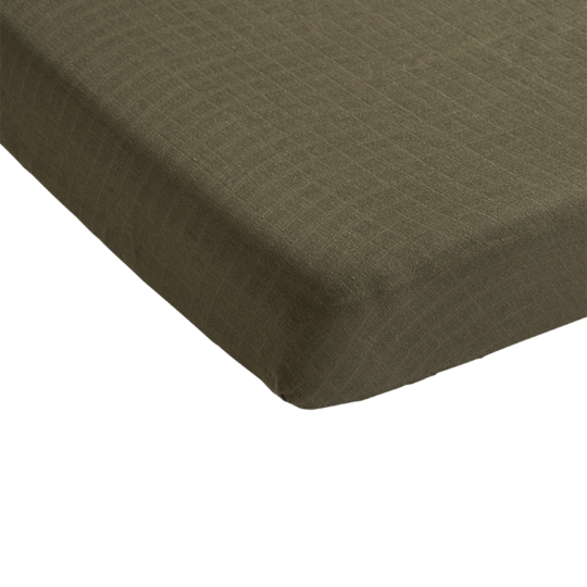 By KlipKlap By KlipKlap fitted sheet army green junior 60x120x15