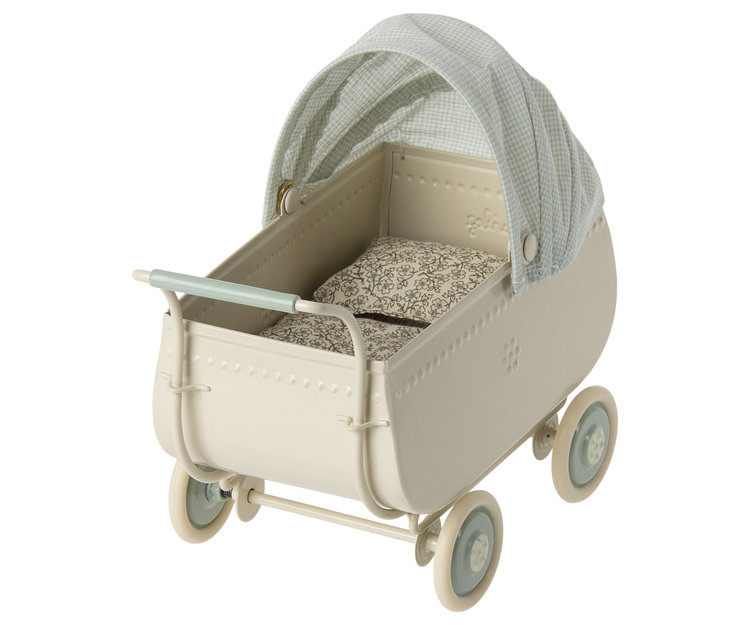 Maileg Maileg | Kinderwagen micro blauw