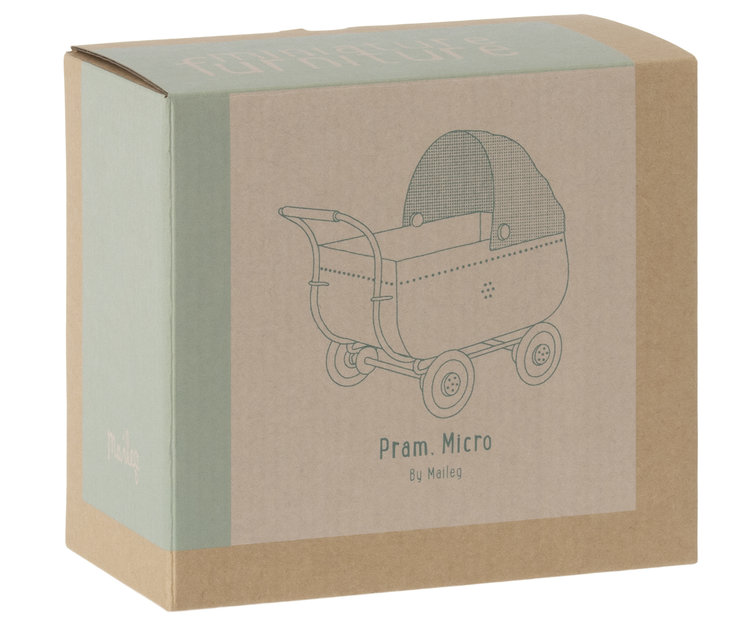 Maileg Maileg Pram micro blue