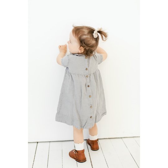 La Petite Alice La Petite Alice Linnen jurk Jenny roze