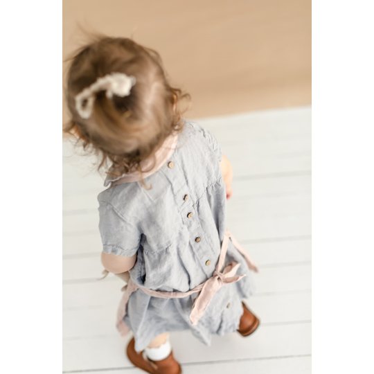 La Petite Alice La Petite Alice Linnen jurk Jenny roze