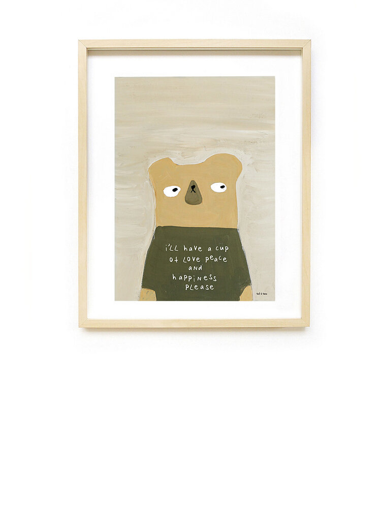 Ted&Tone Ted&Tone | Poster I'll have a cup of tea A4
