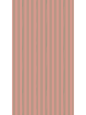 Bibelotte Bibelotte Wallpaper striped raspberry