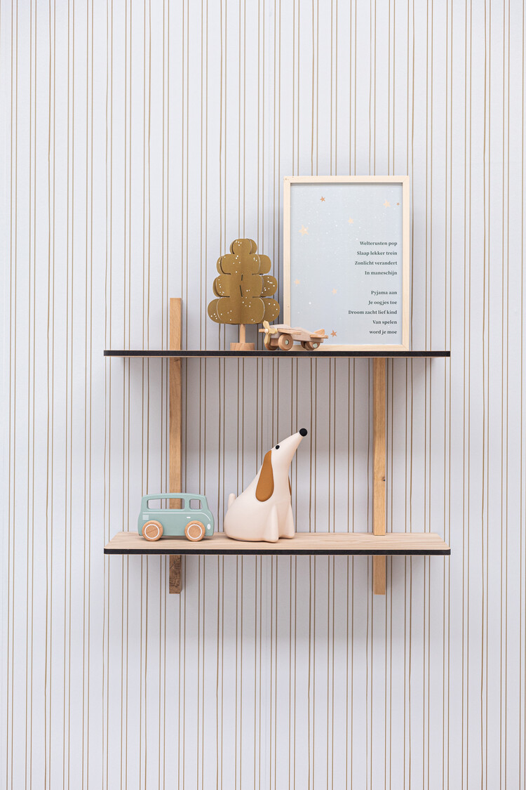 Bibelotte Bibelotte | Behang gestreept zee