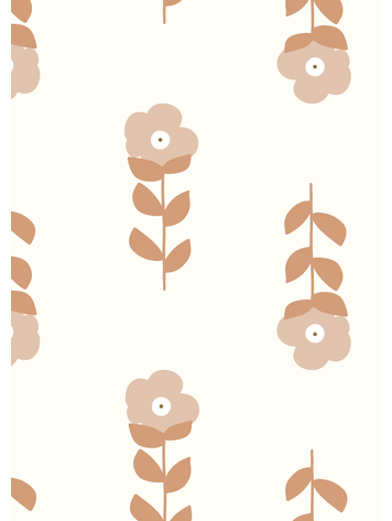 Bibelotte Bibelotte | Behang fleurtje roze