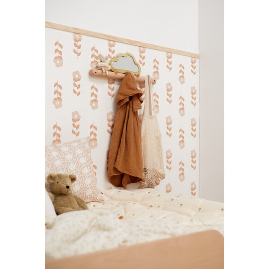 Bibelotte Bibelotte Behang fleurtje roze