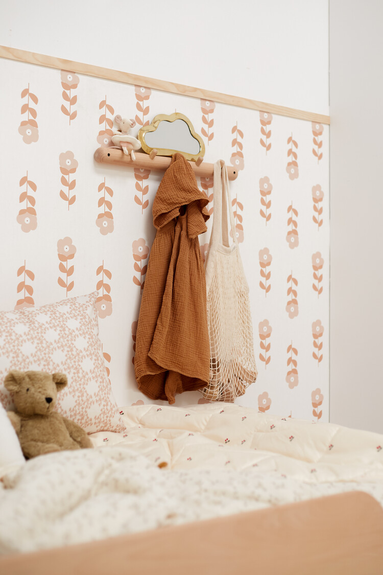 Bibelotte Bibelotte Wallpaper fleures pink