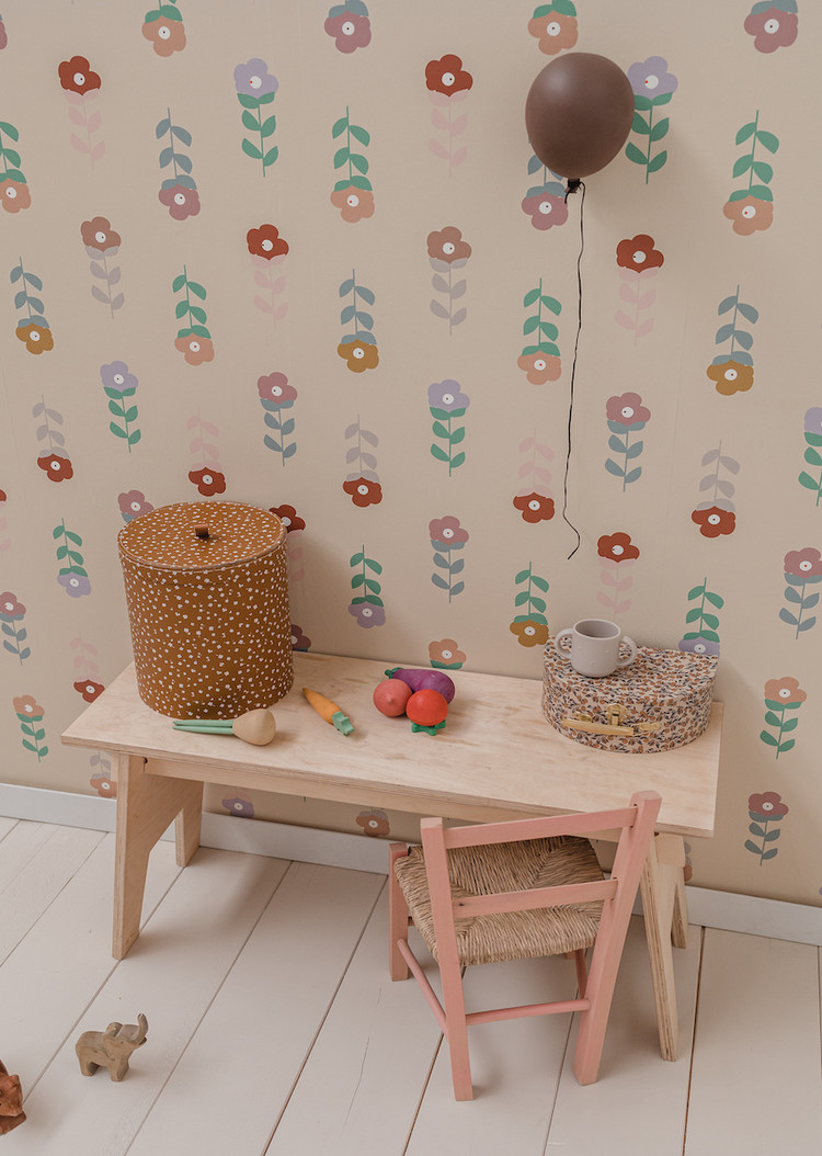 Bibelotte Bibelotte Wallpaper fleures yellow