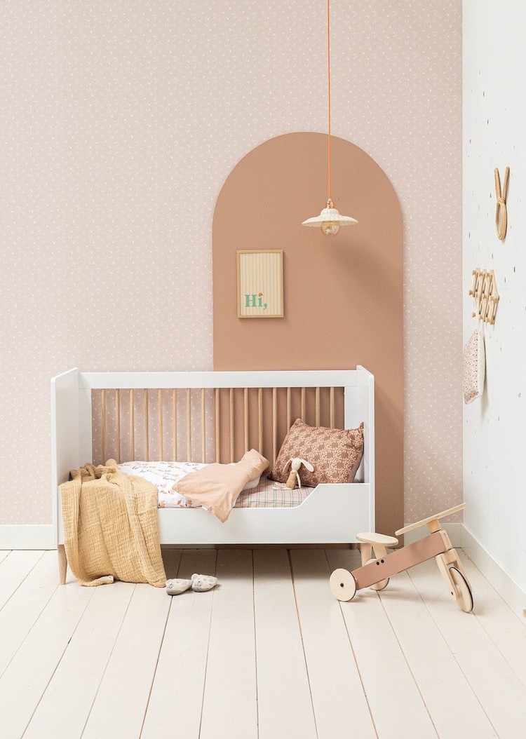 Bibelotte Bibelotte | Behang bloemenzee klein nude