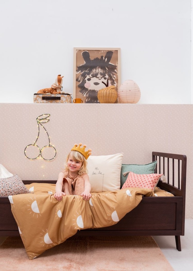 Bibelotte Bibelotte | Behang bloemenzee klein nude