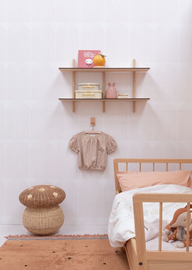 Bibelotte Bibelotte | Behang regenbogen nude