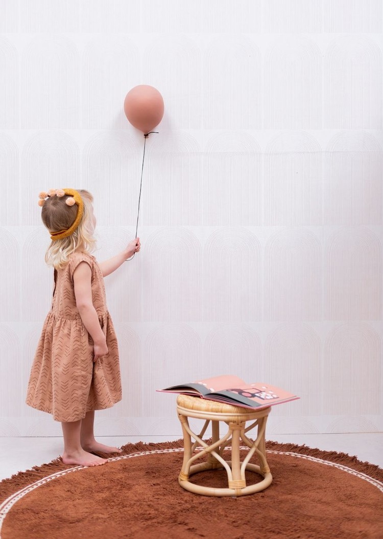 Bibelotte Bibelotte | Behang regenbogen nude