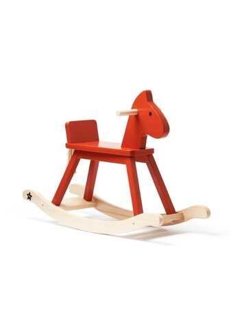 KidsConcept KidsConcept | Schommel paard oranje rood carl larsson