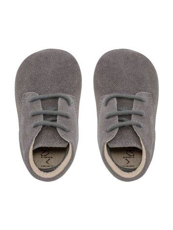 Mavies Mavies | Schoentjes suede grijs