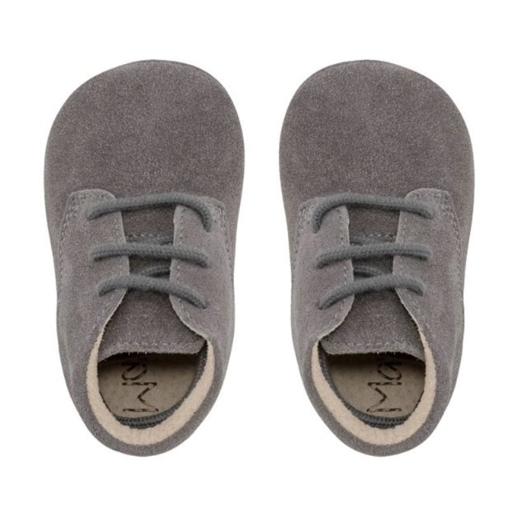 Mavies Mavies | Schoentjes suede grijs
