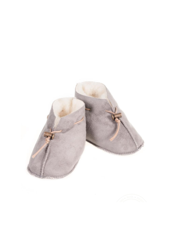 Alwero Alwero | Babyslof emo velours licht grijs