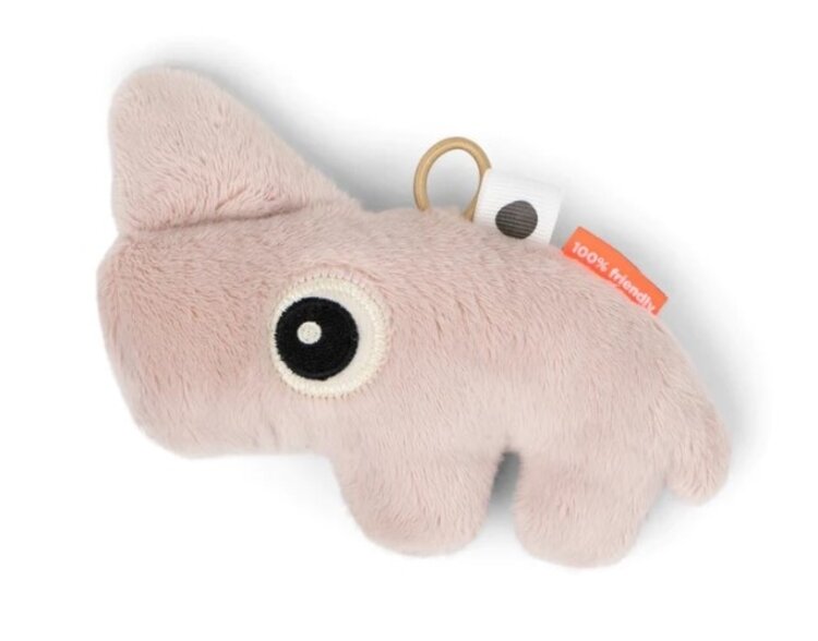 Done by Deer |  Knuffeltje met rammelaar Nozo poeder