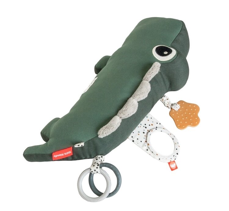 Done by Deer |  Tummy time speeltje Croco groen