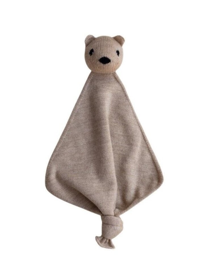 Hvid Hvid | Knuffeldoek Teddy Tokki Sand