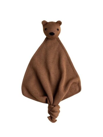Hvid Hvid | Knuffeldoek Teddy Tokki Chocolate