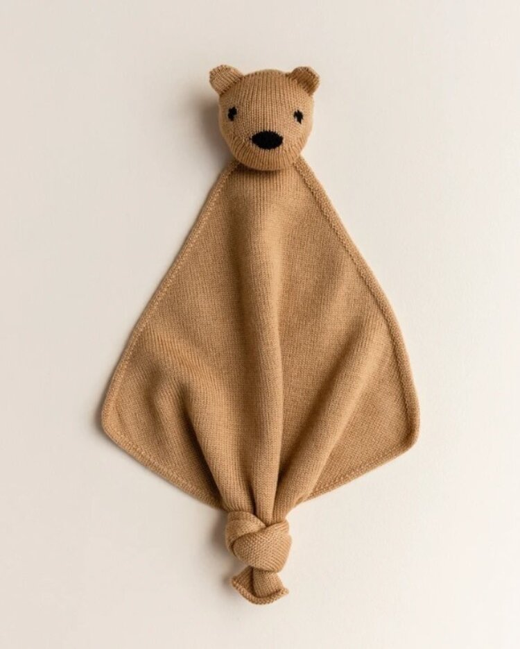 Hvid Hvid | Knuffeldoek Teddy Tokki Ochre
