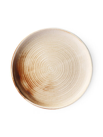 HK Living HK Living | Chef ceramics diner bord cream/brown