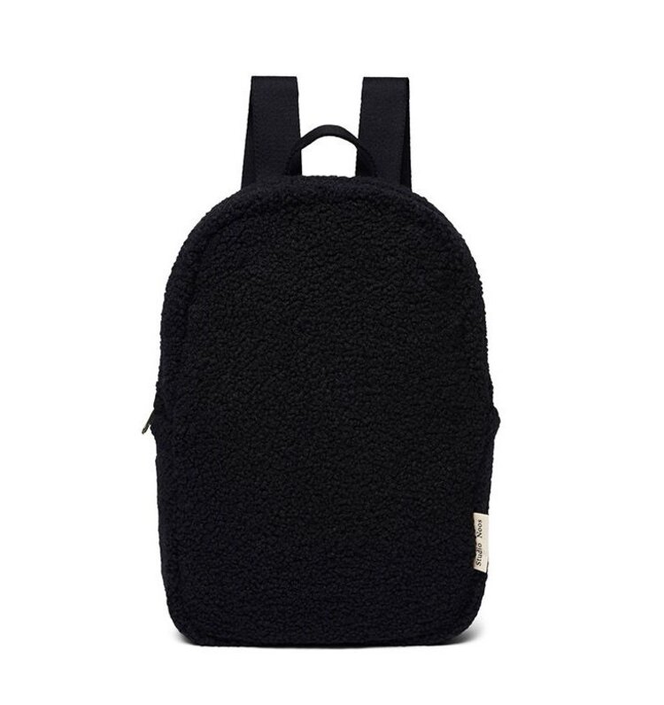 Studio Noos Studio Noos | Mini rugzak teddy zwart