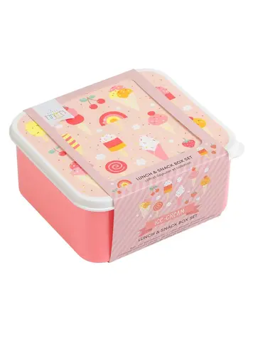 Little Lovely Company Little Lovely Company | Lunch & snack box set | Ijsjes