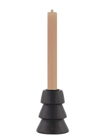 Zusss Zusss | Kandelaar hout kerstboom S zwart