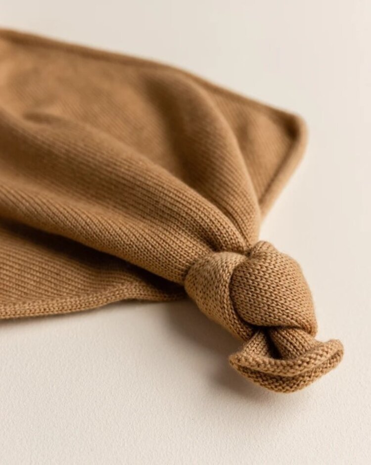 Hvid Hvid | Knuffeldoek Teddy Tokki Ochre