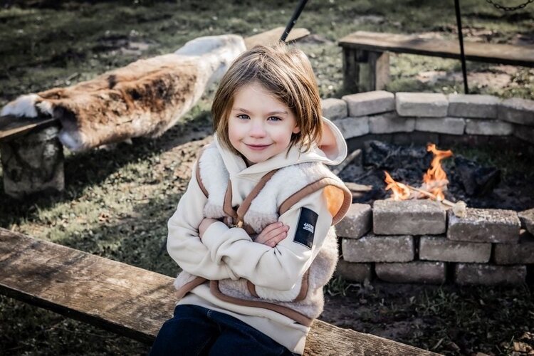 Alwero Alwero | Bodywarmer alpen jr. dubble beige