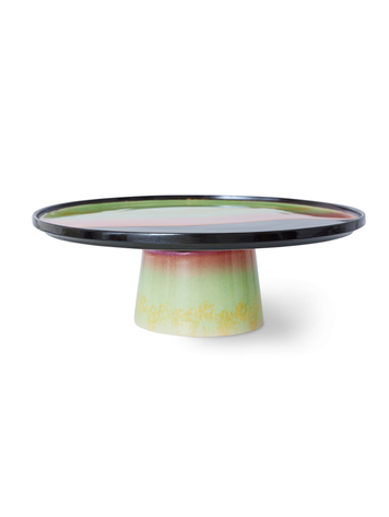 HK Living HK Living | 70's servies taartplateau M licorice