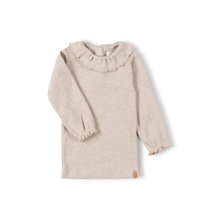 Nixnut Nixnut | Longsleeve tuc beige