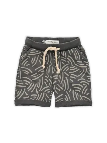 Sproet&Sprout Sproet & Sprout | Short waves print asphalt