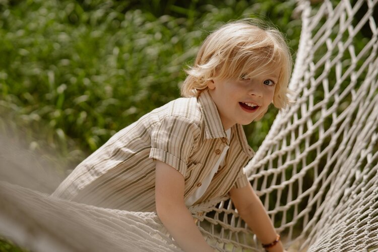 Daily7 Daily7 | Bloes stripe sandshell