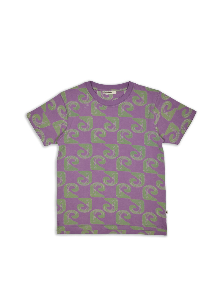 Ammehoela Ammehoela | Shirt Zoe crazy waves mint green print