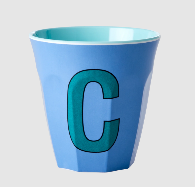 Rice Rice | Mok melamine stoffig blauw C