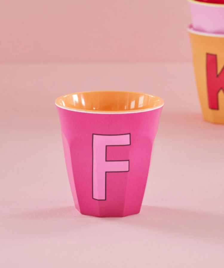 Rice Rice | Mok melamine donker roze F