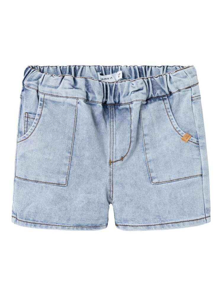 Lil Atelier Lil Atelier | Short ben light blue denim