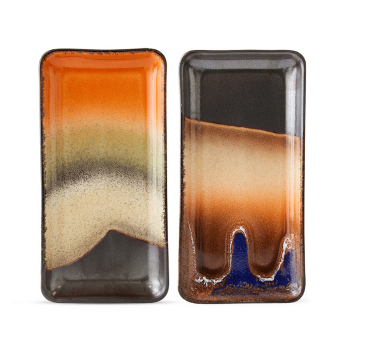 HK Living HK Living | 70's servies small trays twenty four hours set2