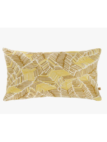 Zusss Zusss | Kussen graanprint zand/oker/goud 50x30cm