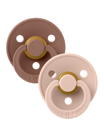 Bibs Bibs | Speen round set2 woodchuck blush