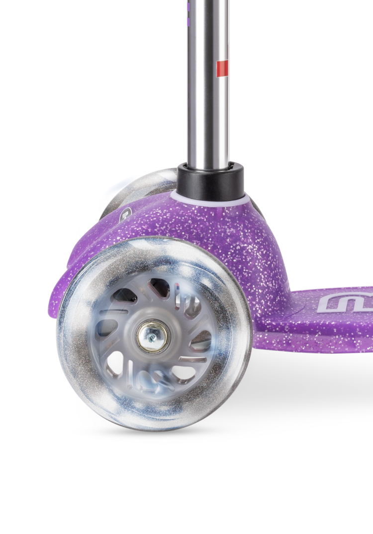 Micro Step Micro Step | Mini Glitter LED paars