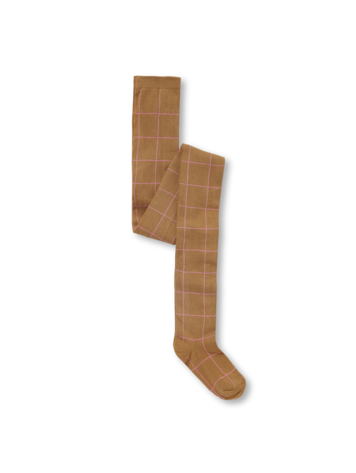 Sproet&Sprout Sproet&Sprout | Legging blok streep mosterd/roze