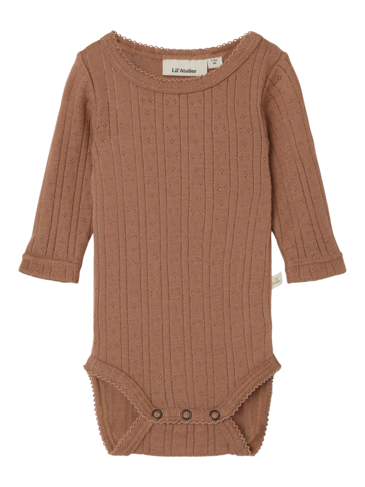 Lil Atelier Lil Atelier | Romper Naima beaver fur