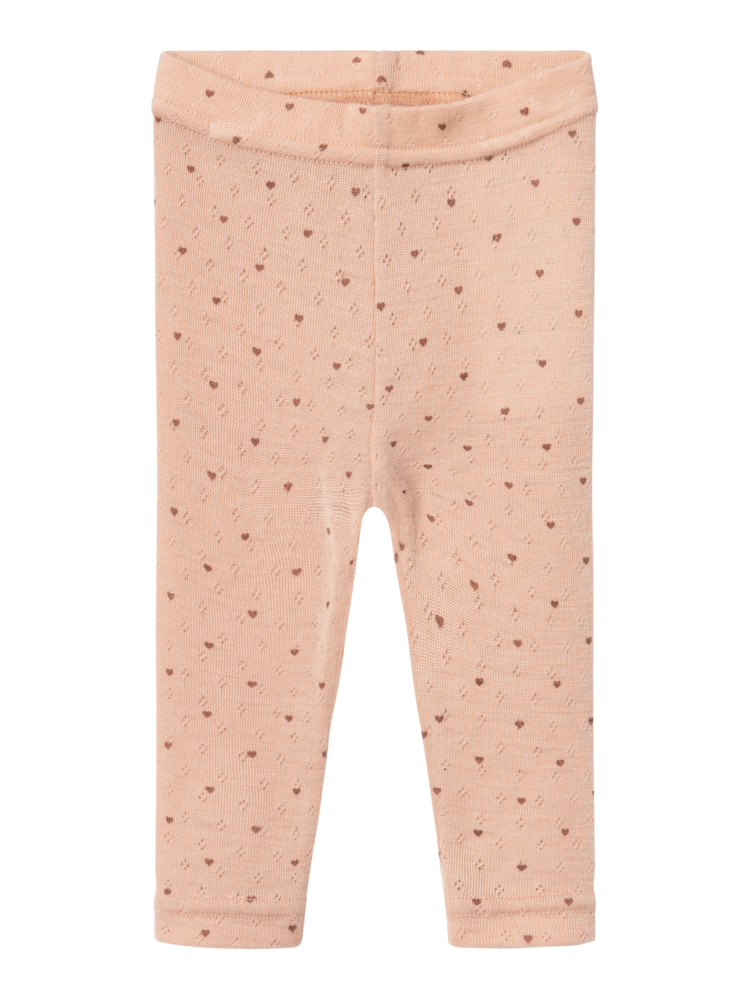 Lil Atelier Lil Atelier | Wollen legging Nava rugby tan
